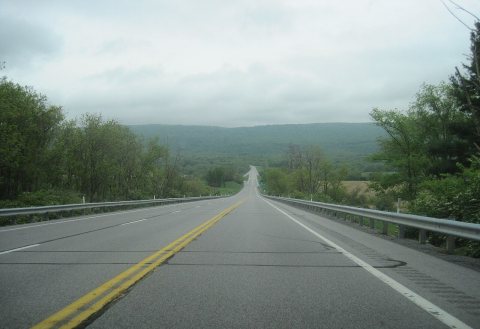 US 30 eb approaching US 522, May 2024