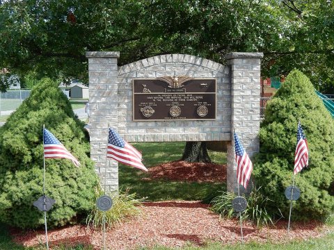 War Memorial in Foster Twp, Schuylkill Co PA