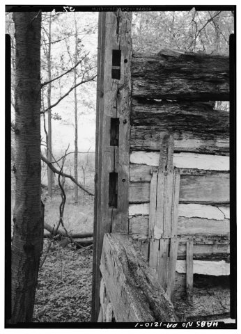 Ned Goode, Photographer May 1959 NORTHWEST CORNER, CONSTRUCTION DETAIL - Mount Rocky Methodist Church, Chrome and Chrom…
