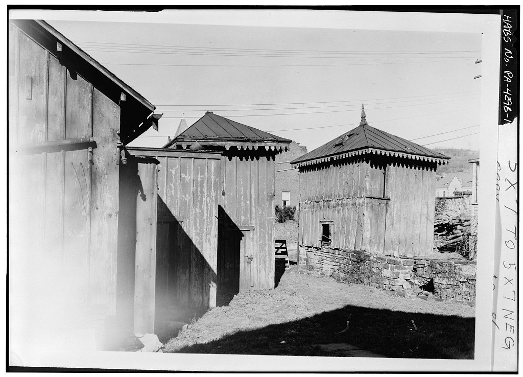 Bowman's Castle, Outbuildings, Front & Second Streets, Brownsville
