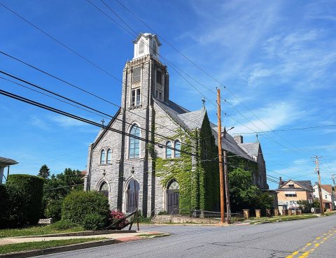 Former St. John of Nepomucene Church, Foster Twp., Luzerne Co., PA, July 2026