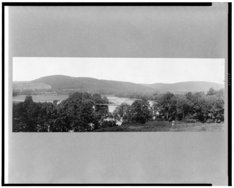 Bridge over Delaware River, Dingman's Ferry, Pennsylvania