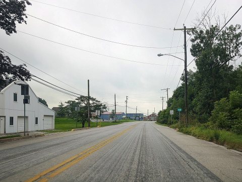 PA 194 sb entering Hamilton Township, Adams County, July 2025