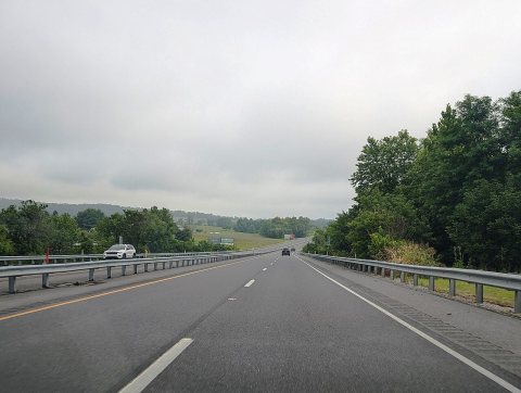 US 15 nb in Latimore Township, PA, July 2025