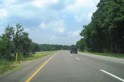 I-80 wb in Graham Township, Clearfield Co., PA, June 2024
