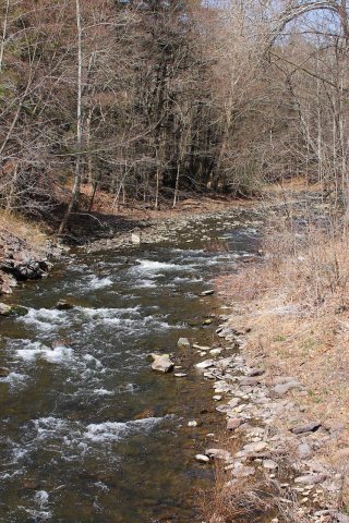 Hunlock Creek looking upstream
