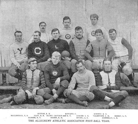 Allegheny Athletic Association football team 1892