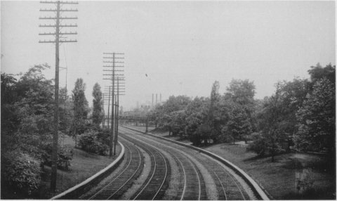 Allegheny Commons RR tracks 1800s