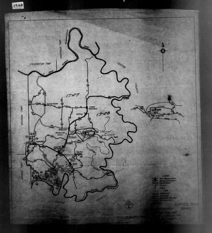 1940 Census Enumeration District Maps - Pennsylvania - Clearfield County - Cooper - ED 17-27, ED 17-28, ED 17-29