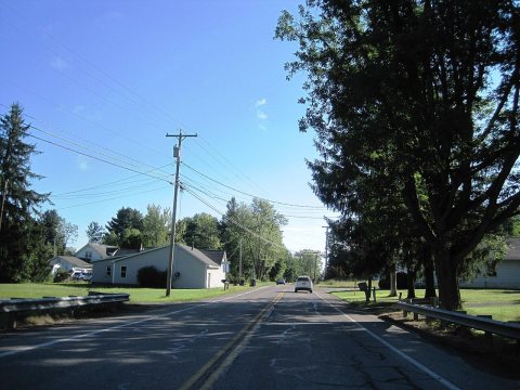 PA 173 nb entering Wolf Creek Twp., Mercer Co., June 2024