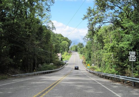 PA 120 wb entering Allison Twp., Aug. 2024