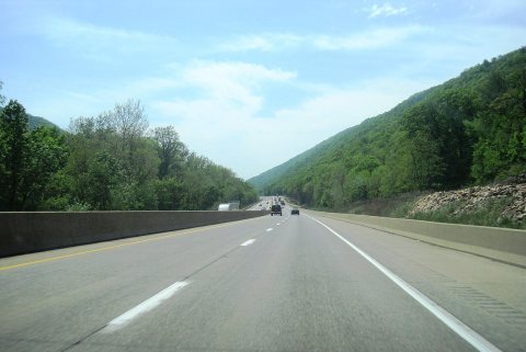US 22 wb in Fermanagh Township, PA (3), May 2024
