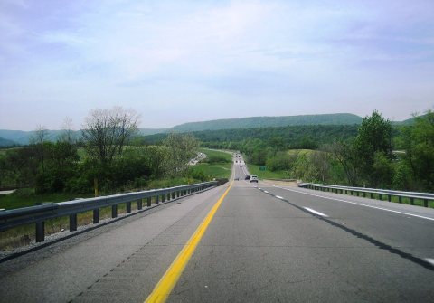 US 22 wb in Fermanagh Township, PA (2), May 2024