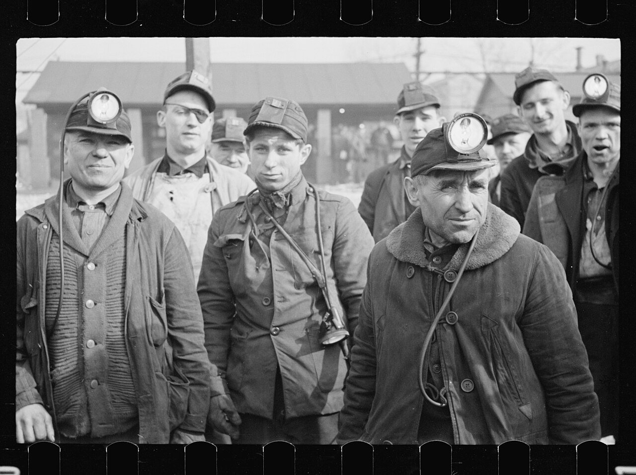 Miners at American Radiator Mine, Mount Pleasant, Westmoreland County, Pennsylvania Digital ID- (digital file from orig…