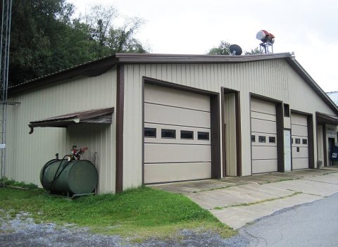 Sinnemahoning, PA fire department and post office, Aug. 2024
