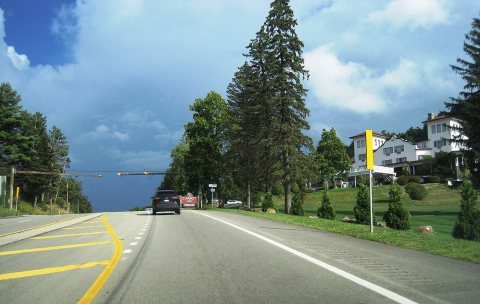 US 40 eb entering Wharton Twp., PA, Aug. 2024