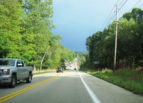 US 40 eb in Wharton Twp., PA (1), Aug. 2024
