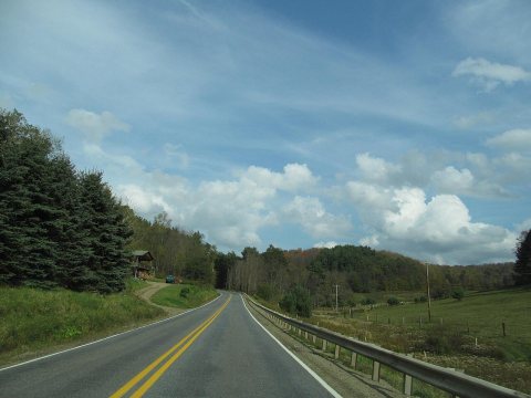 PA 872 nb in Homer Township (1)