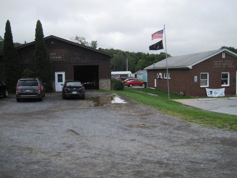 Kersey, PA post office and business, Aug. 2024