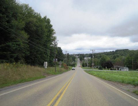 PA 948 sb entering Kersey, Aug. 2024