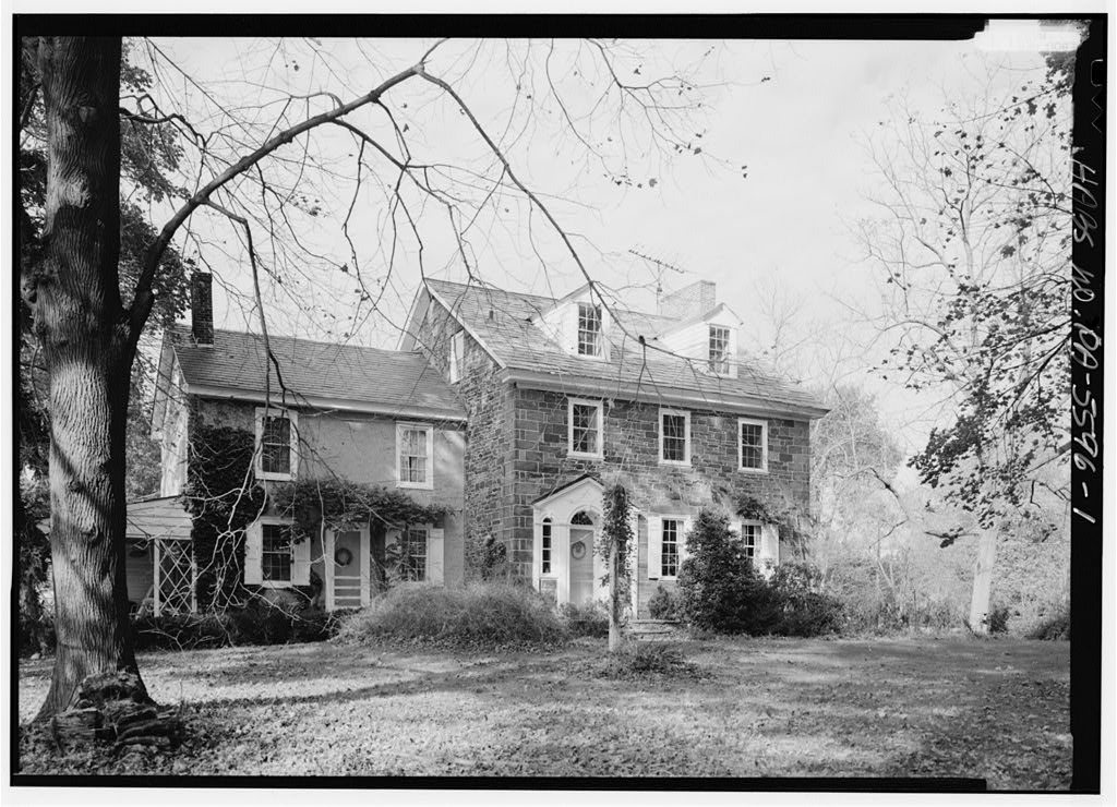 William VanHorn House, Taylorsville Road, Edgeboro, Bucks County, PA