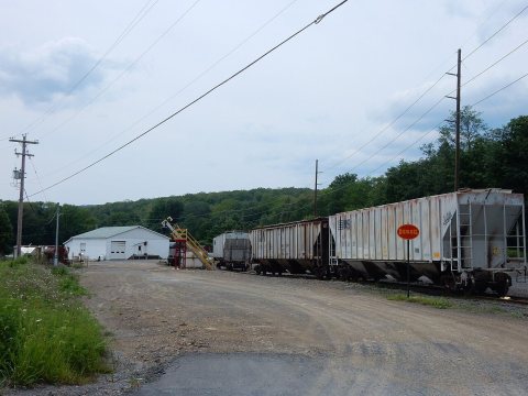 Railroad in Zenners, Walker Twp, Schuylkill County PA