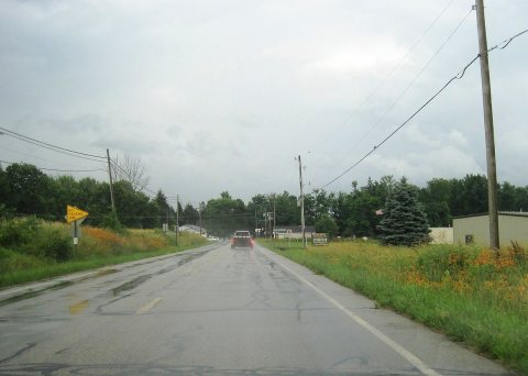 US 6 eb entering Linesville, PA, June 2024