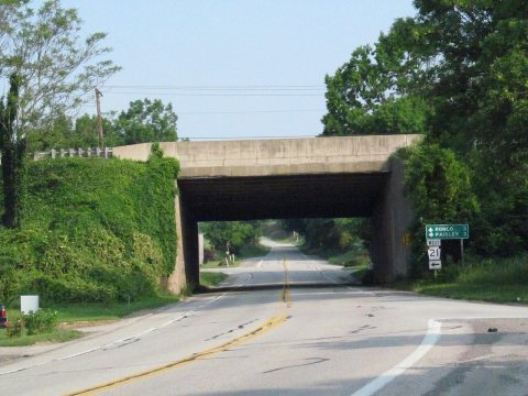 PA 166 at PA 21 in Masontown