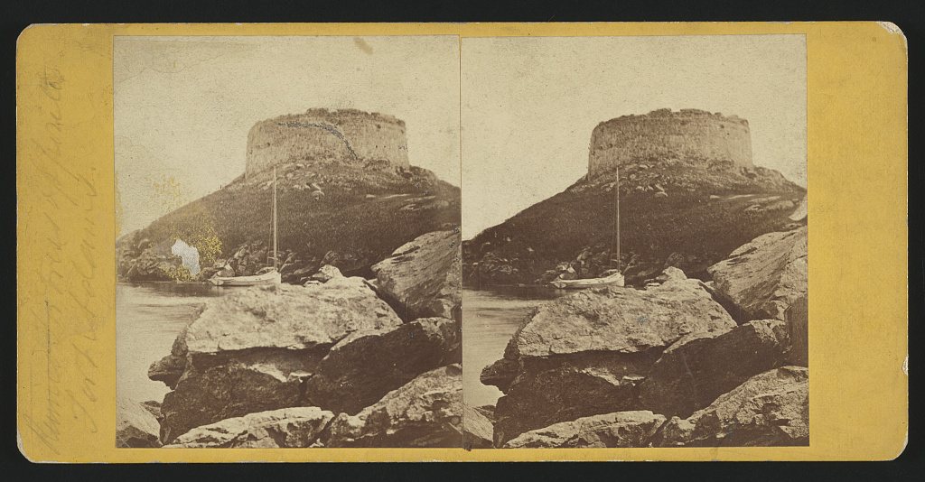Fort Dumplins opposite Fort Adams