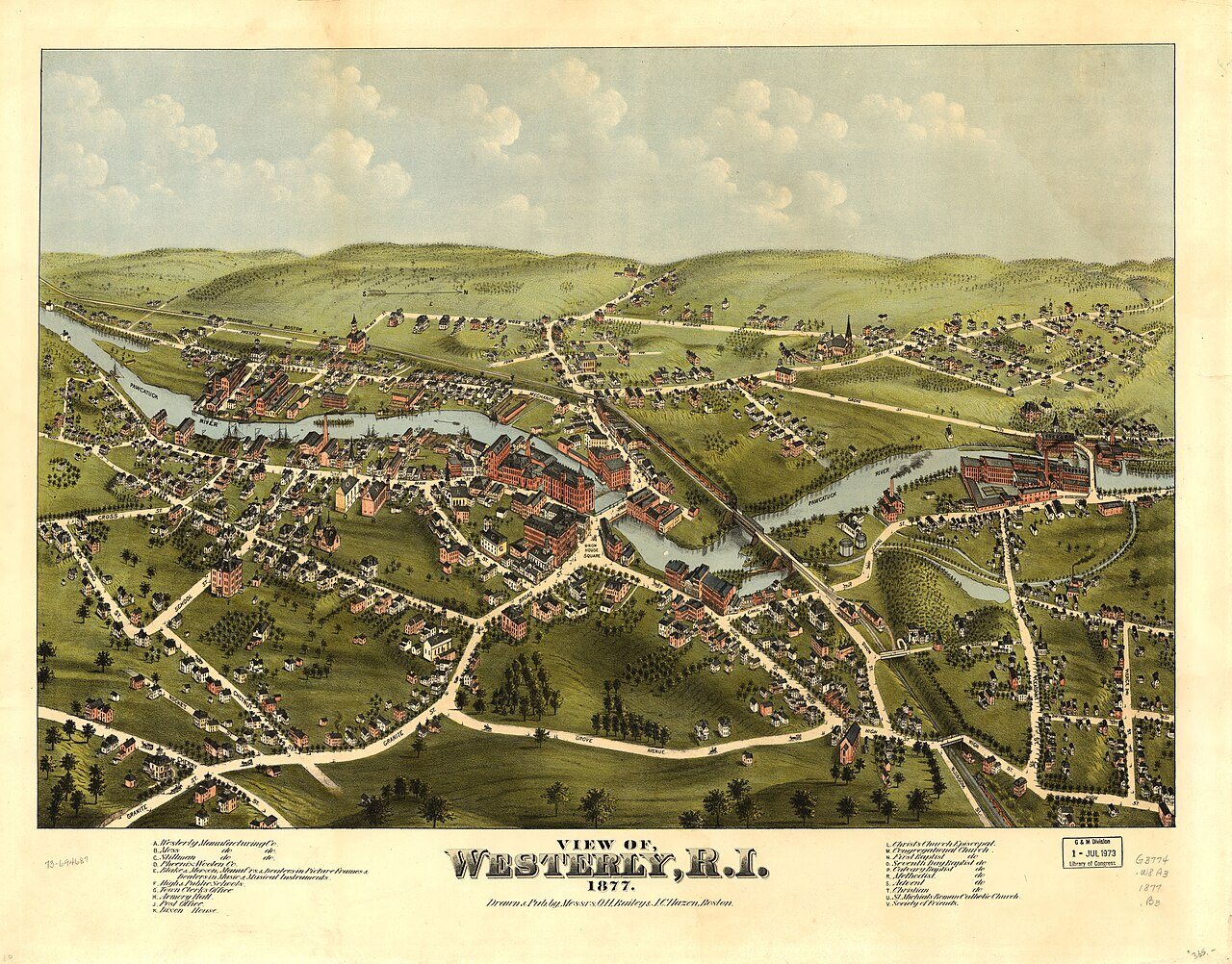 View of Westerly, R.I. 1877