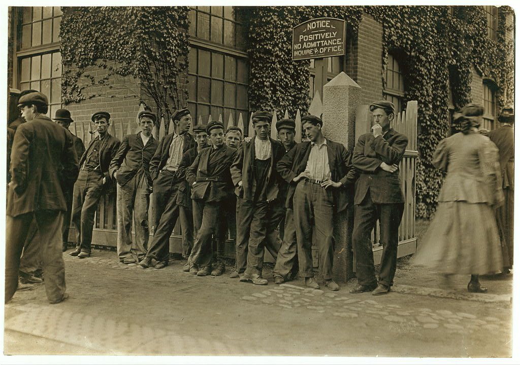 Workers in Lorraine Mfg. Co. Location: Westerly, Rhode Island