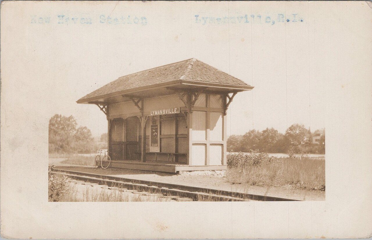 Lymansville station postcard