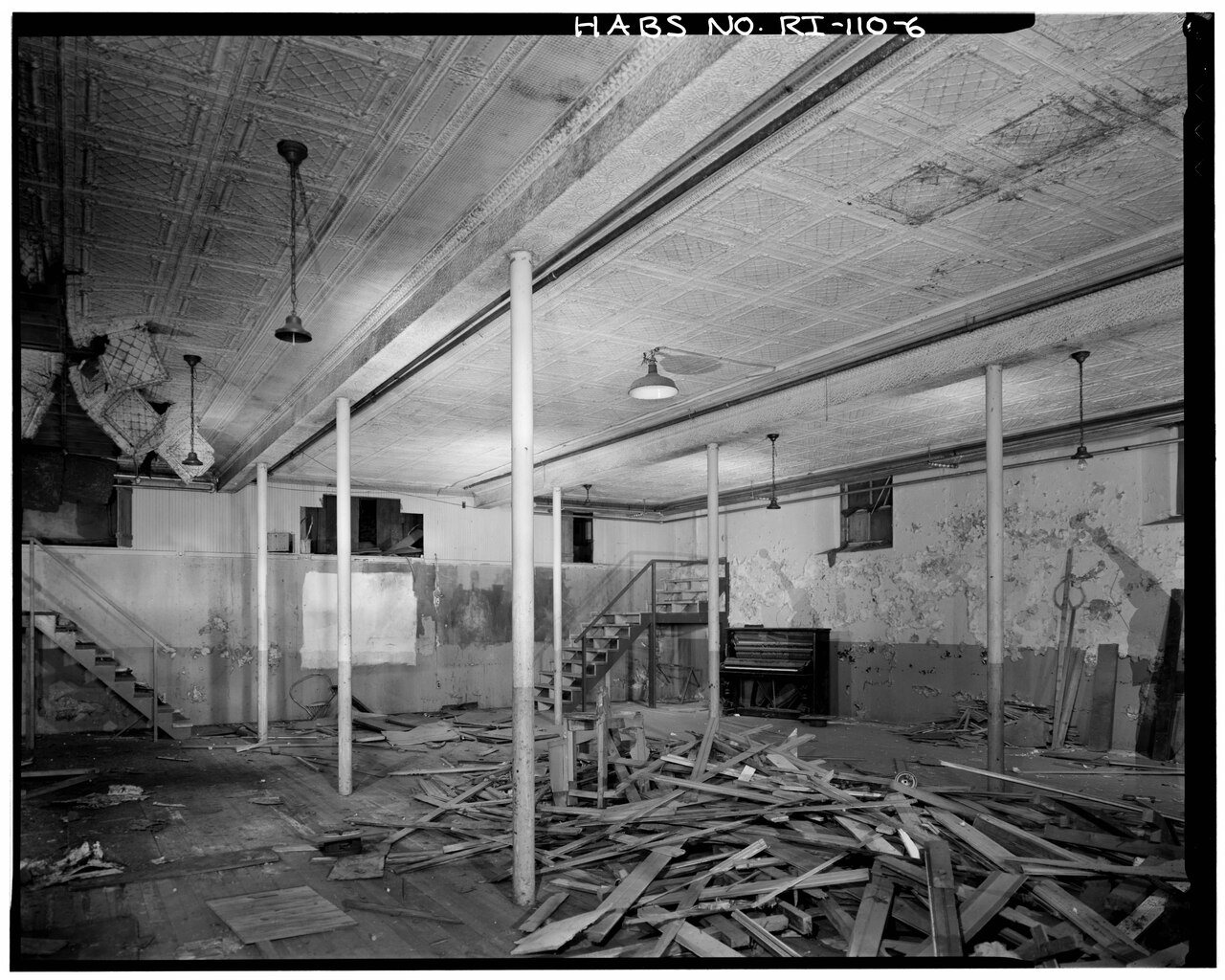 BASEMENT INTERIOR. - St. Michael's Catholic Church, 15 Homestead Avenue