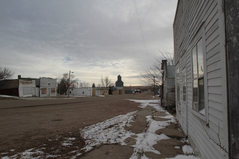 Downtown Vivian South Dakota 12-01-2010