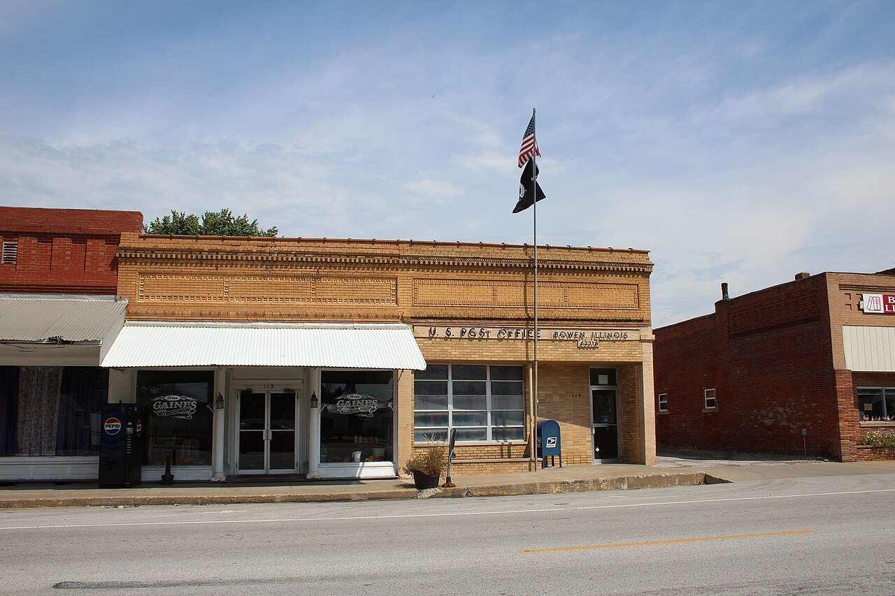 Bowen IL post office 2026-08-30