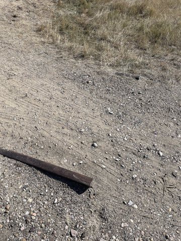 Remaining rail section in