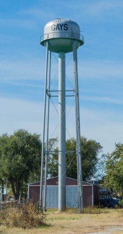 Water tower in