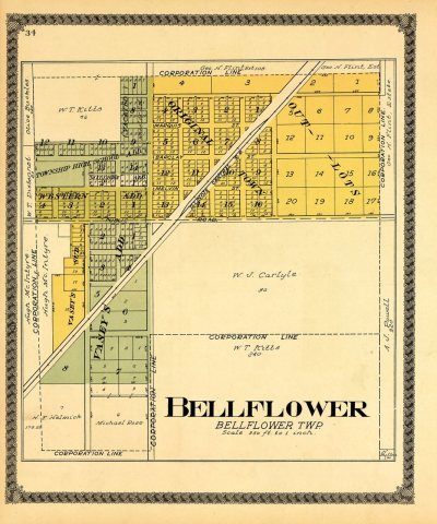 Standard atlas of McLean County, Illinois, including a plat book of the villages, cities and townships of the county