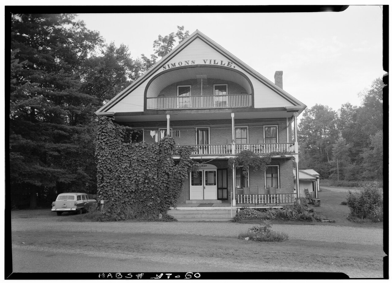 Rowell's Inn, State Route 11, Simonsville, Windsor County, VT