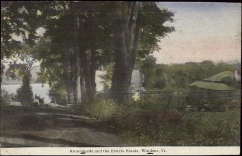 Estate of William M. Evarts in Windsor, Vermont, known as Runnemede