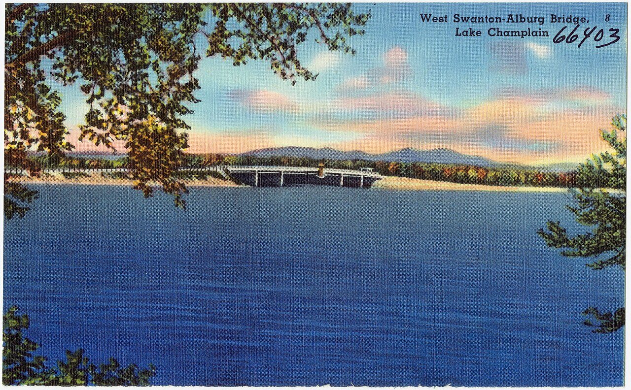 West Swanton-Alburg Bridge, Lake Champlain (66403)