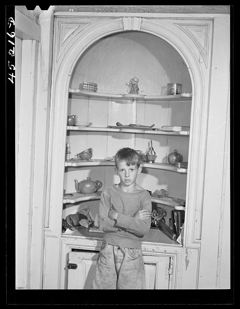 One of the children of Ernest Johnson, FSA (Farm Security Administration) client. Vernon, Vermont