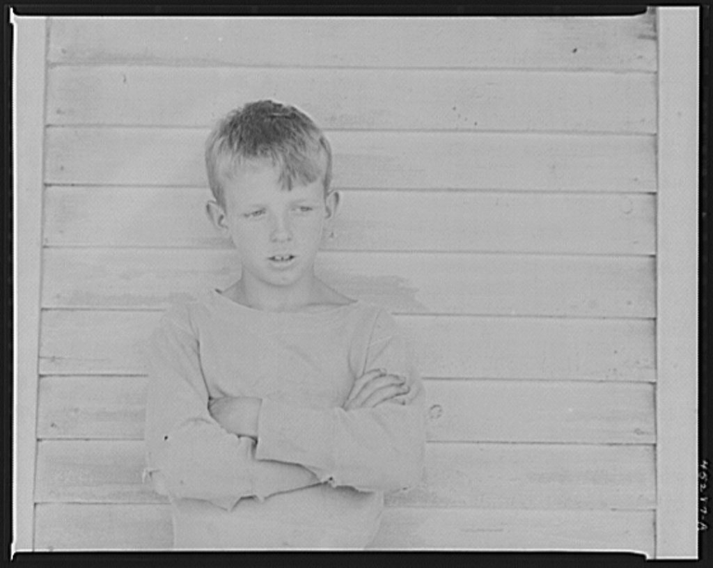 One of the children of Ernest Johnson, FSA (Farm Security Administration) borrower near Vernon, Vermont