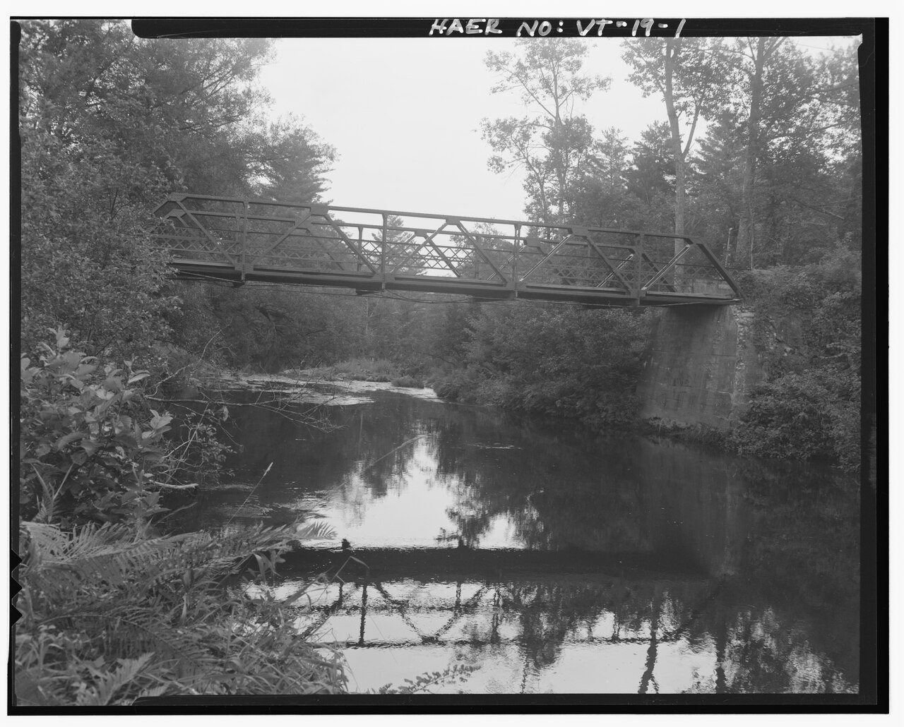 View east, southwest elevation - Black River Bridge, Spans Black River on Town Highway 36