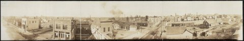 Birdseye view of Stanley, Wis