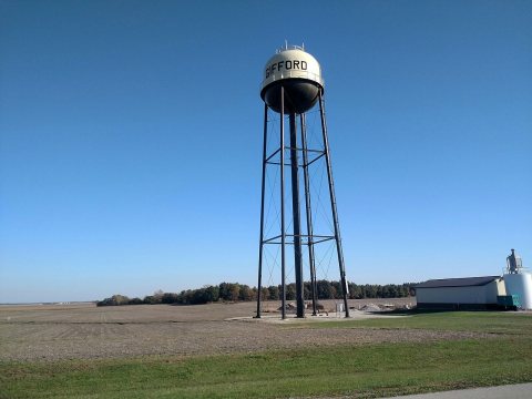 Gifford, IL water tower