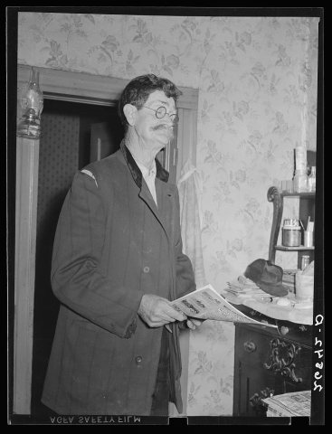 Unemployed mine worker. Bush, Illinois