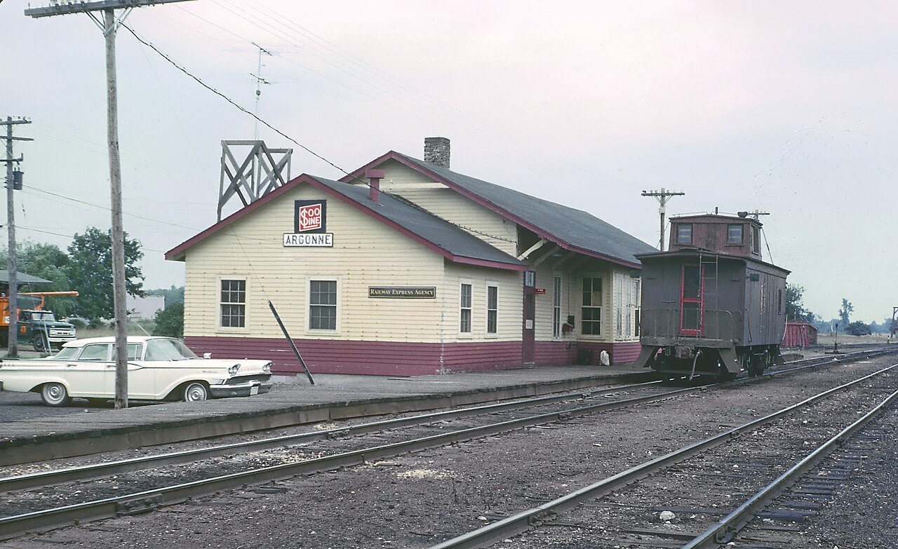 SOO depot at Argonne, WI in September 1963