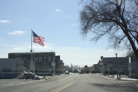 Sullivan Wisconsin Downtown Looking West US18