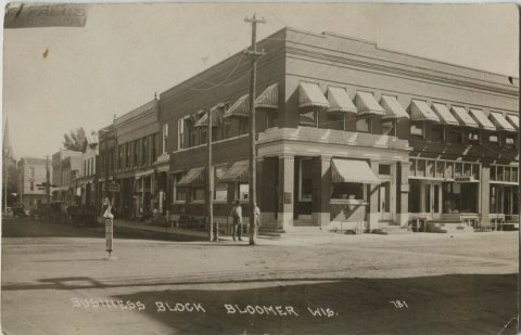 Bloomer Wisc - 1922